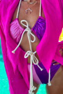 Complete swimsuit - purple pink