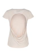 Basic shirt - bare back - peach
