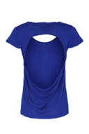 Basic shirt - bare back - blue