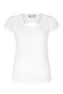 Basic shirt - bare back - white