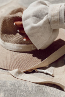 Vintage linen hat