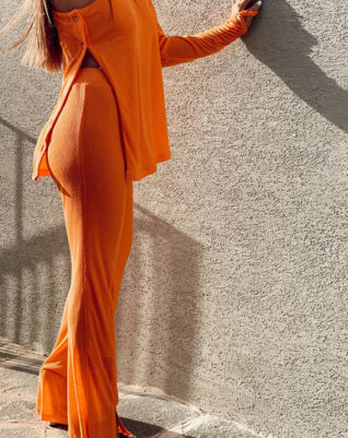 Orange suit set