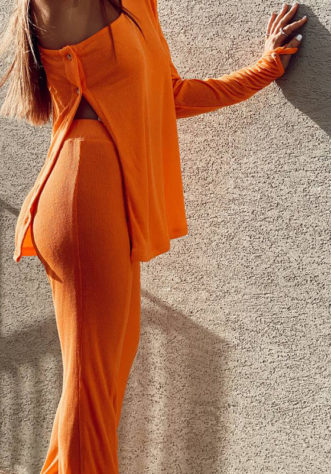 Orange suit set