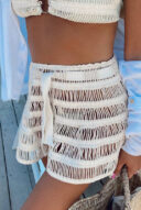 Embroidered Rocky Beach Skirt