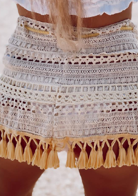 סקירט פרנז משי צהוב חצאית1.png